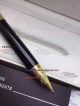 Perfect Replica AAA Mont Blanc Daniel Defoe Black Ballpoint Pen Gold Clip (3)_th.jpg